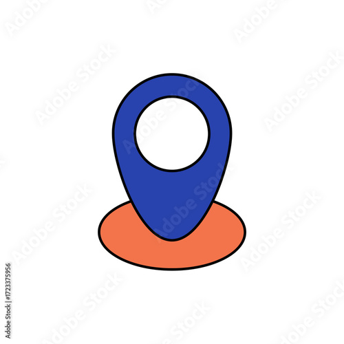 Search icon outline editable stroke line drawing eps