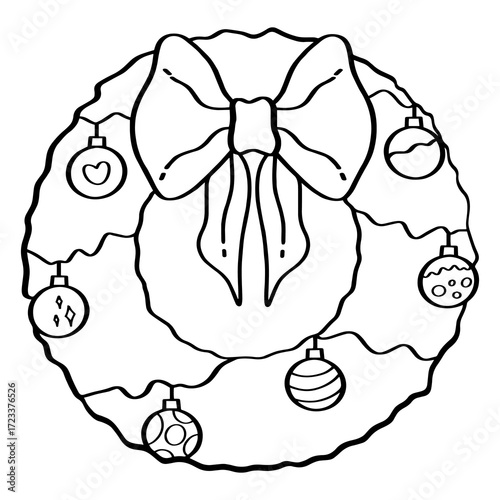 Isolate Christmas element, icon, sign, item or holiday element for seasonal design and celebration.