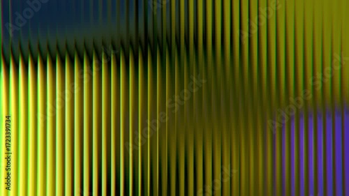 Reeded Glass Gradient Loop — Colorful Abstract Motion Background (4K)