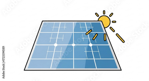 Solar panel is a device that converts sunlight into electricity, providing a clean and renewable energy source for power