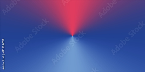 A smooth gradient transition from vibrant red to deep blue creating a luminous focal point.