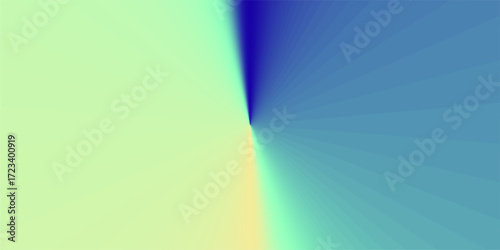 A vibrant abstract background featuring a striking gradient transition from pale yellow and light green to deep blue, creating a dynamic and energetic visual experience for designers.