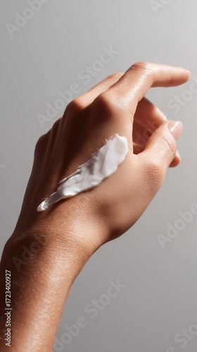 Skincare Routine, Hand cream. Hand Spreading Gentle Cream.