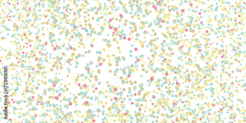 Light multicolor background, colorful vector texture with circles. Splash effect banner. Glitter silver dot abstract illustration with blurred drops of rain. Pattern for web page, banner,poster, card.