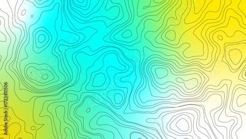 Abstract pattern with lines seamless pattern and topography counter map. Topographic contour map. Topographic contour map. 