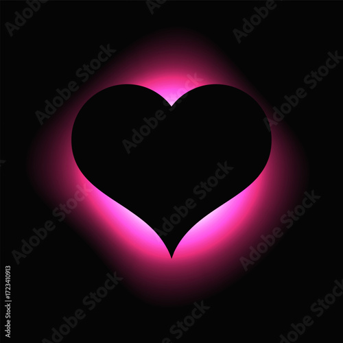 Heart illuminate light frame