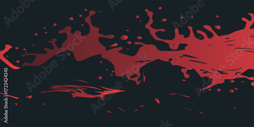 Abstract Red and Black Dynamic Pattern with Diagonal Lines and Circular Dots for Modern Design vector eps10