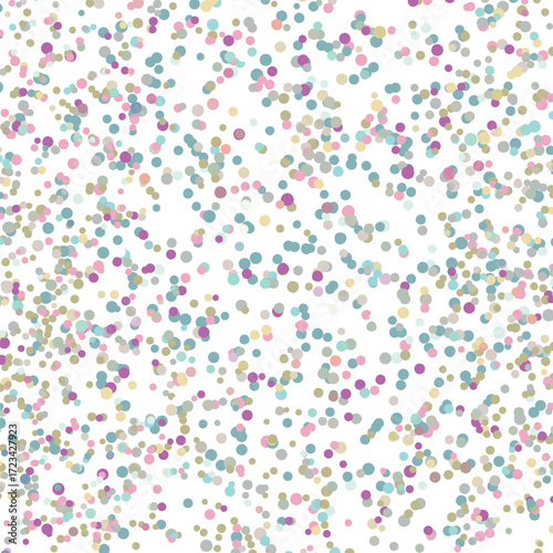 Light multicolor background, colorful vector texture with circles. Splash effect banner. Glitter silver dot abstract illustration with blurred drops of rain. Pattern for web page, banner,poster, card.