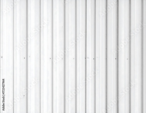 White corrugated metal wall (1)