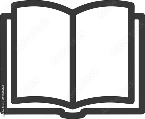 Open book icon for reading and study