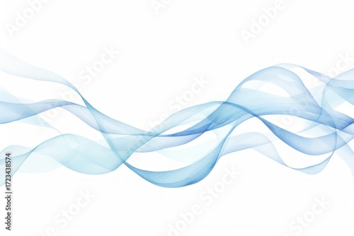 PNG Light blue ribbons border watercolor backgrounds pattern smoke.