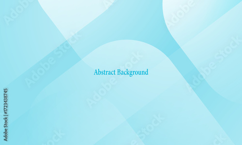 Soft Aqua Glass Curves simple eps10