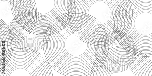 Gradient minimal circle linear fabric oblique retro vector stripe diagonal dynamic fabric abstract white and gray geometric creative tech seamless textile design.	