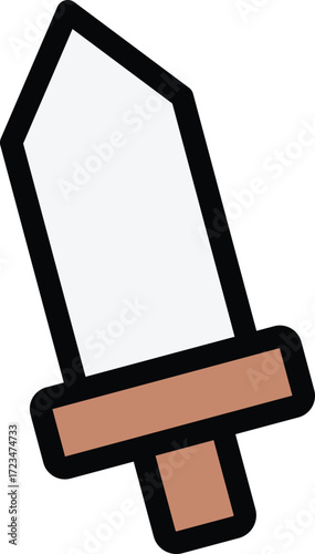 a sword icon with a handle