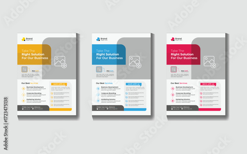 Business Growth Development and Branding Flyer 