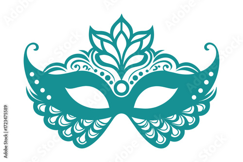 carnival mask vector illustration