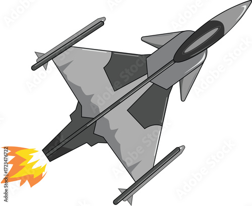 Jas39 Gripen fighter aircraft drawing