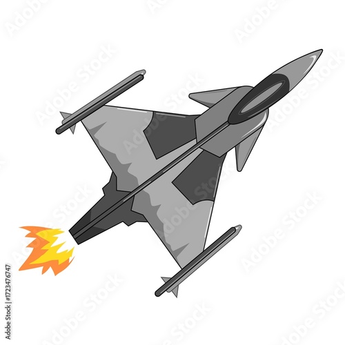 Jas39 Gripen fighter aircraft drawing