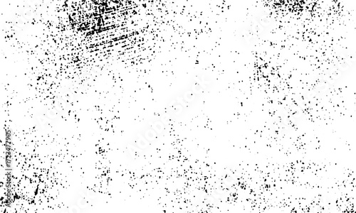 Dark grainy texture on white background with distressed grunge overlay   Dust overlay textured background with grain noise particles and scratches  