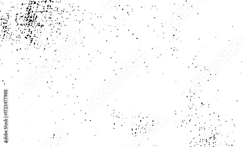 Heavy grunge marks on transparent background with distressed grain texture   Vector dust dots grunge texture with gradient grain noise background design  