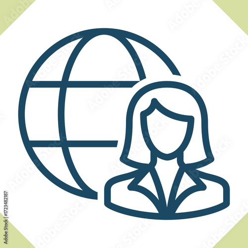 Businesswoman Icon