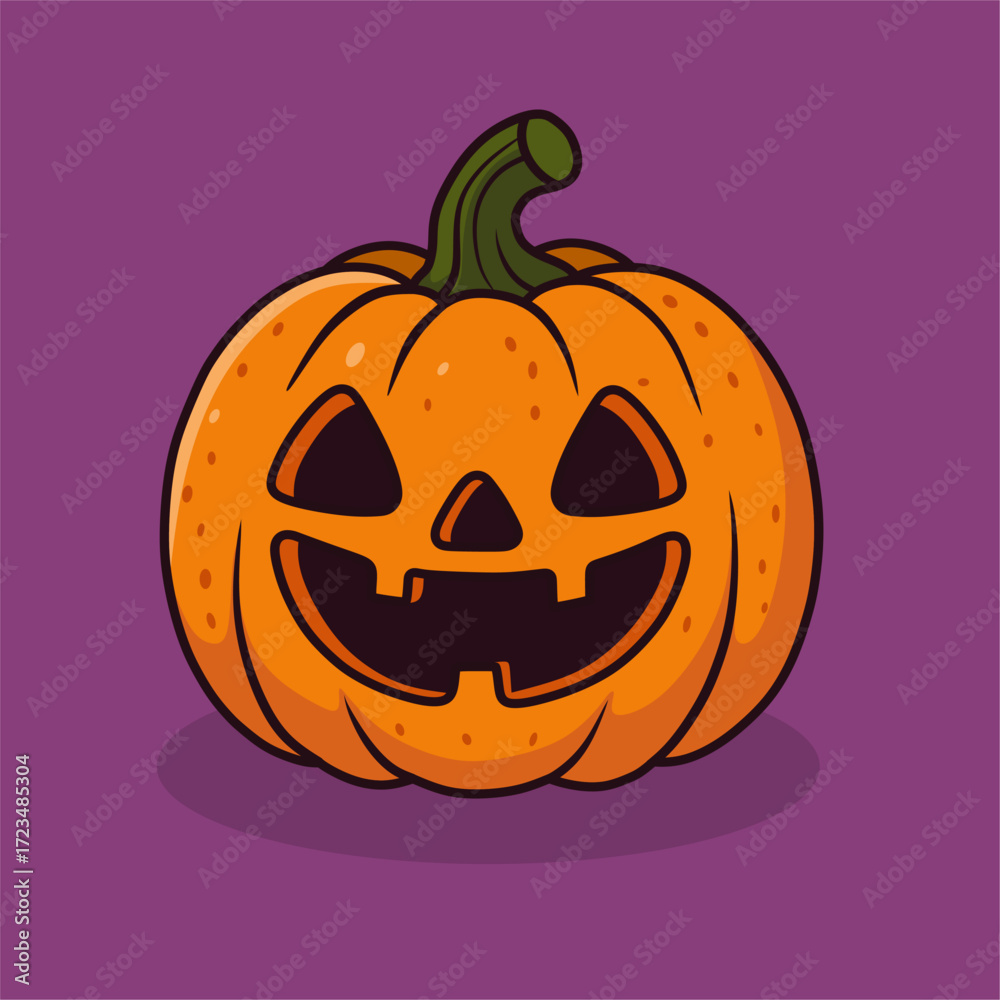 Fototapeta premium simple Jack O'Lantern illustration