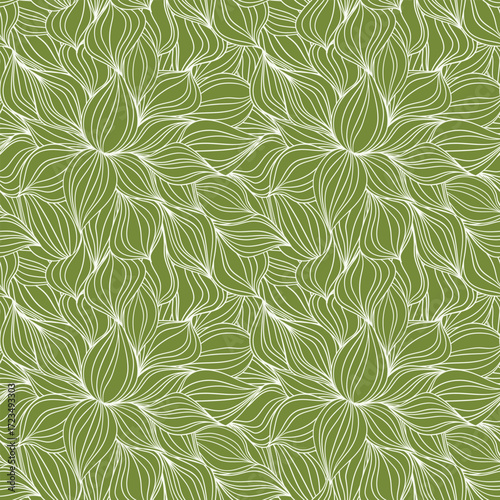 Seamless floral pattern based on traditional folk art ornaments. Colorful flowers on color background. Scandinavian style. Sweden nordic style. Vector illustration. Simple minimalistic pattern.