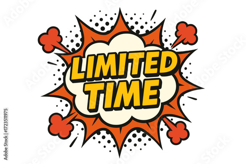 Sale promotion comic solid icon set. limited-time, discount, shopping symbols collection.