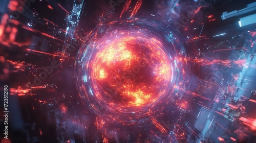 entropy holographic style collapsing nuclear core