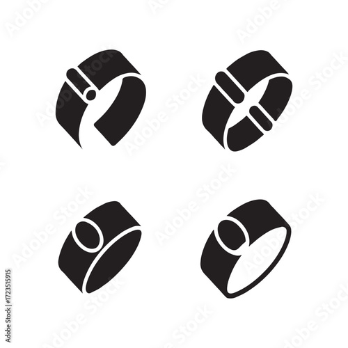 Armlet Arm Band Solid Fashion Icon Pack