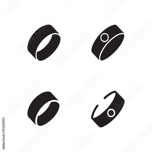 Armlet Arm Band Solid Jewelry Design Set