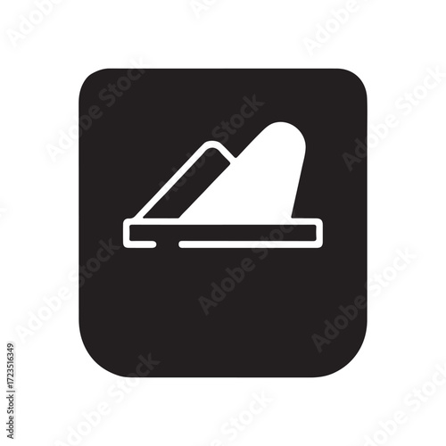 Pocket Square Classic Solid Accessory Icon