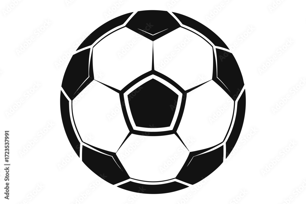 Fototapeta premium Soccer ball isolated on white background