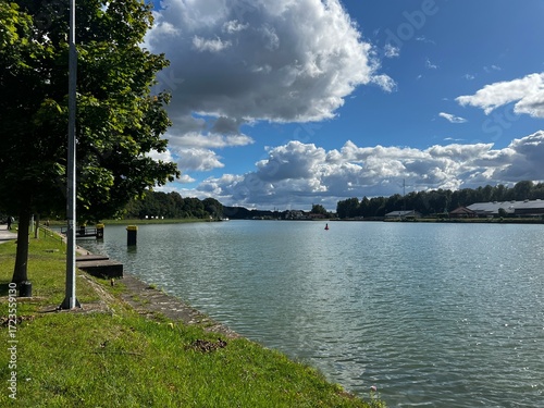 water canal near the city of Hörstel, Germany 09.15.2025