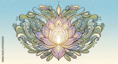 Lotus Blossom Ornament.