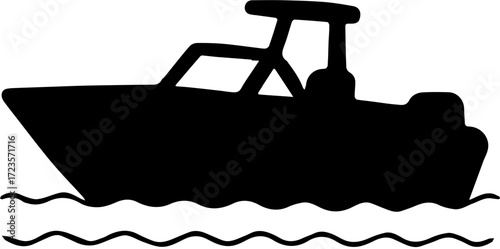 Boat on the beach vector