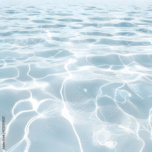 Realistic Seamless Water Ripples and Ocean Waves Background