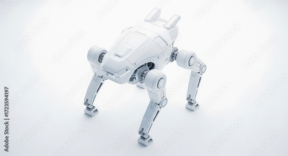 Fototapeta premium Futuristic robot horse designed for advanced exploration and transportation in diverse environments