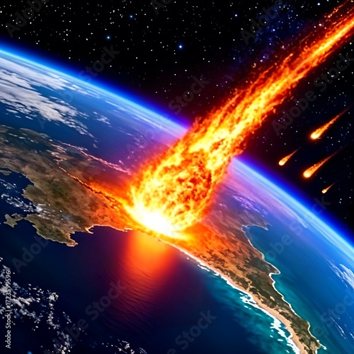 Meteor Strikes Earth