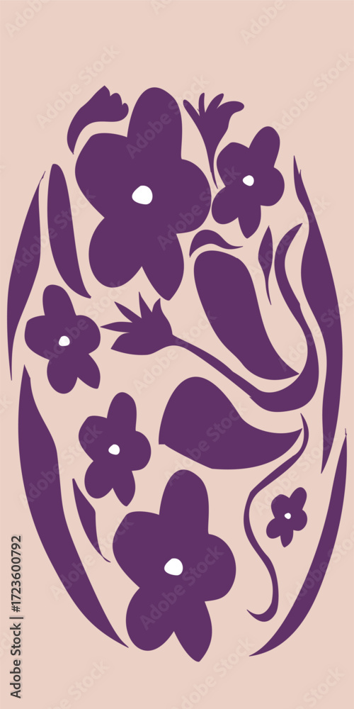 Obraz premium abstract floral background