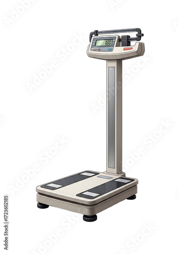 Medical scale used in doctors office
