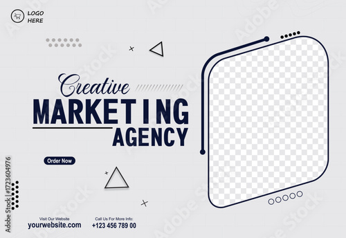 Creative Digital Marketing Agency Business Flyer Design Template