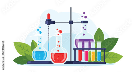 Exploring the fascinating world of chemical reactions and scientific experimentation in a laboratory setting.