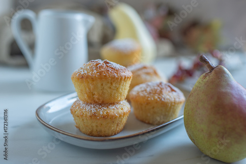 Wallpaper Mural sweet home made vanilla pear muffins Torontodigital.ca