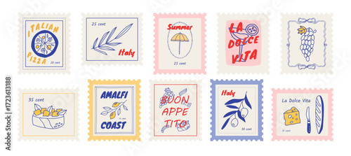 Mediterranean postage stamps