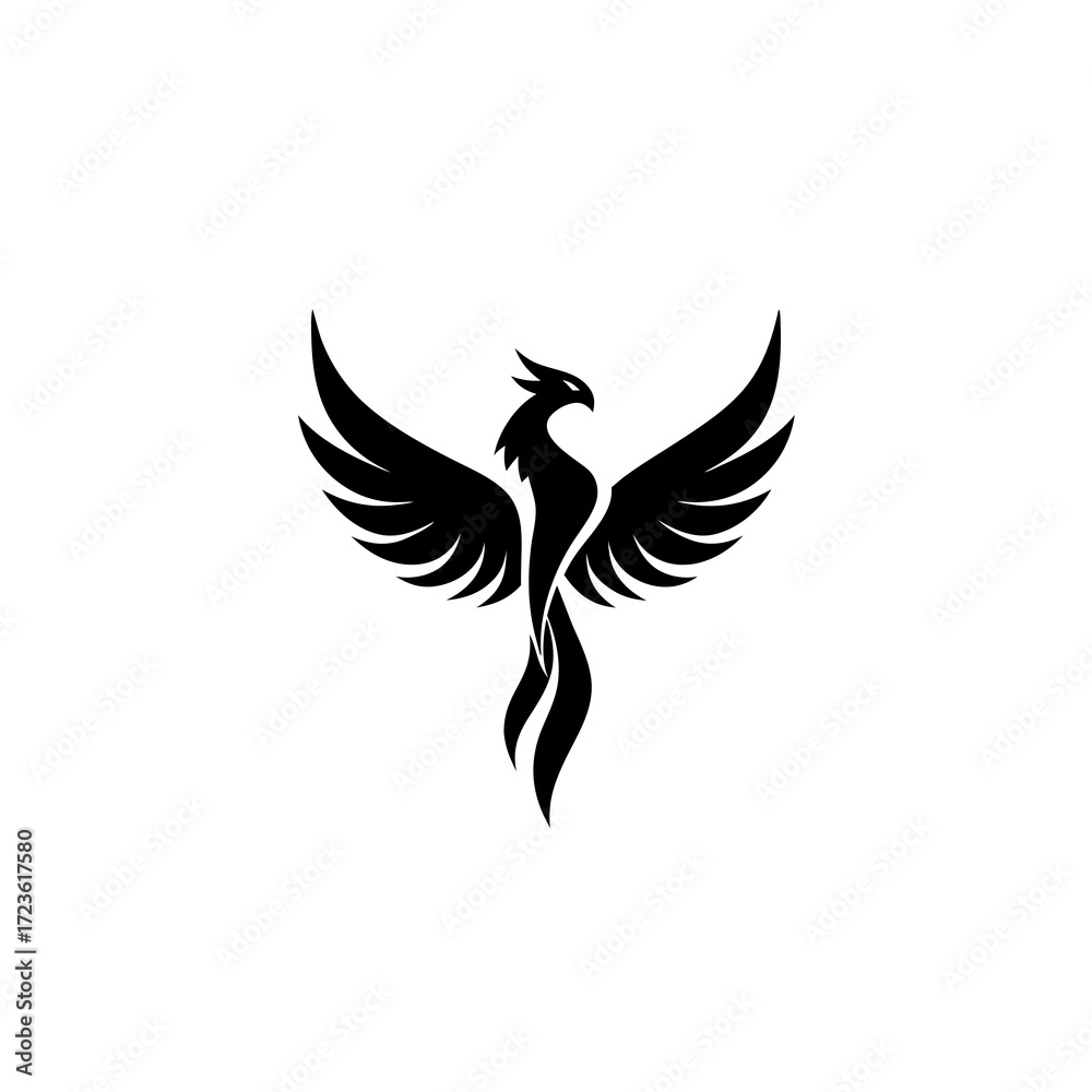 Obraz premium eagle tattoo vector