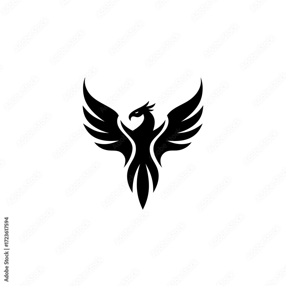 Obraz premium vector illustration of an eagle
