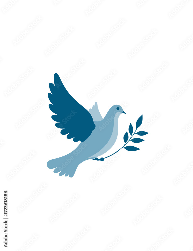 Obraz premium dove of peace vector