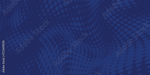 abstract halftone texture blue background in geometric style with technology digital background. Dots pop art comics with summer background.