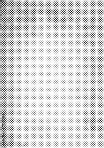 Large vector halftone vintage paper texture with a transparent background